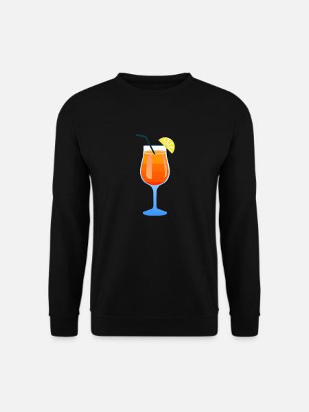 cocktail glass alcohol apero - Unisex Sweatshirt - black