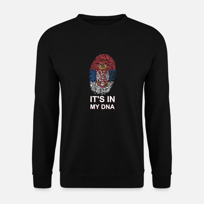 Serbien DNA - Unisex Pullover - Schwarz