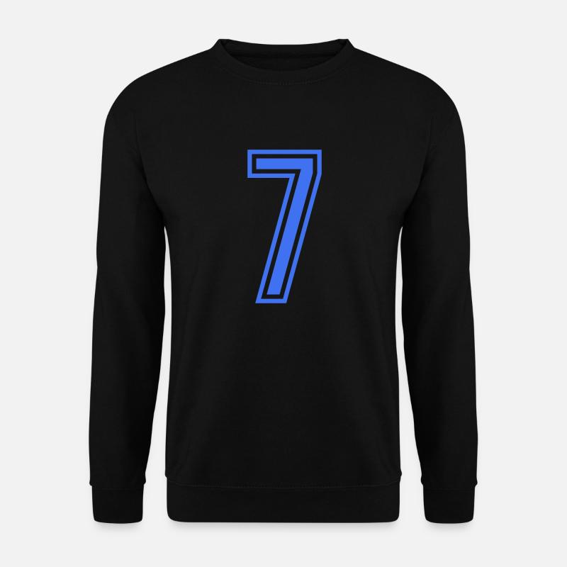 7 - Unisex Sweatshirt - black