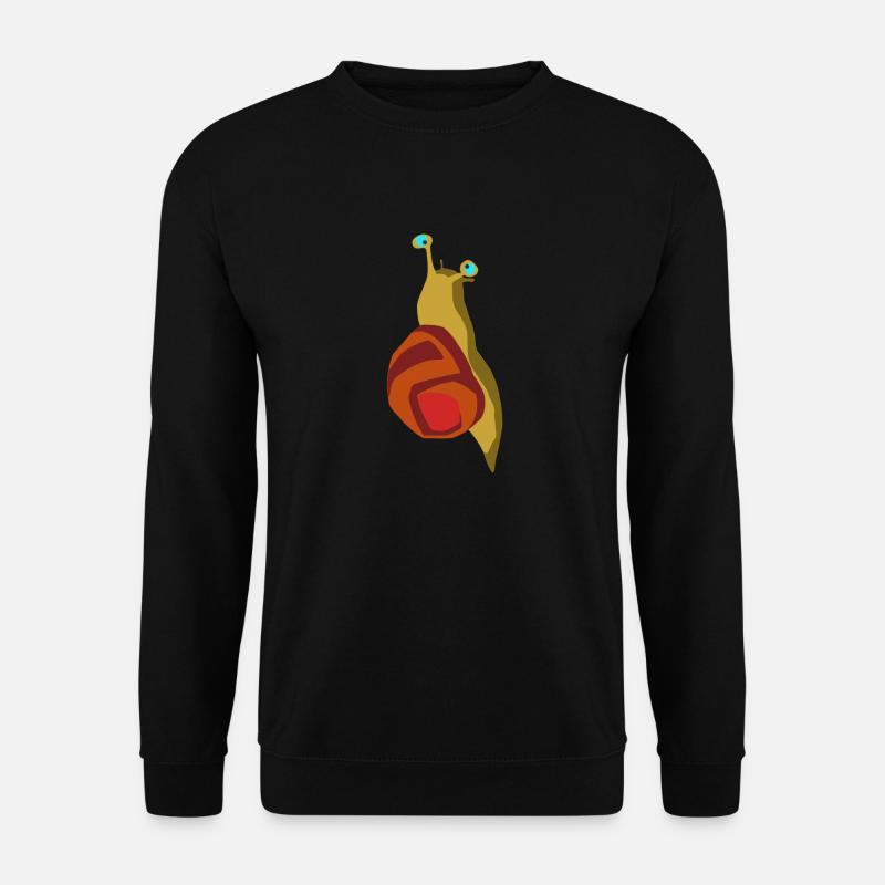 Schnecken-Rouge - Unisex Pullover - Schwarz
