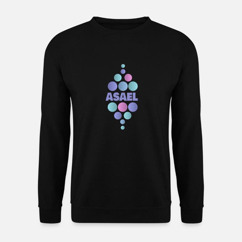 Vorname Asael - Unisex Pullover - Schwarz
