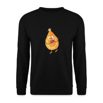 Knubbel Nr. 1 - Unisex Pullover - Schwarz - Vorne - Alina (178cm) & Michal (187cm)
