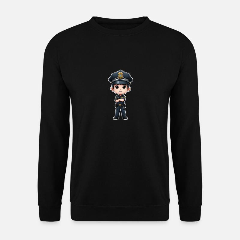 Police kid - Unisex Pullover - Schwarz