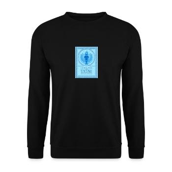 Tzatziki Spice Recipe Greek Pattern - Unisex Pullover - Schwarz - Vorne - Alina (178cm) & Michal (187cm)