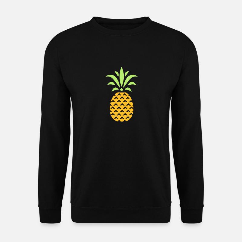 ANANAS STYLIZED - Unisex Pullover - Schwarz