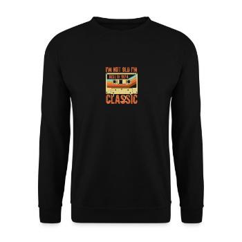 Best of 1974 50 Year Old Gifts BDay 50th Birthday - Unisex Sweatshirt - black - Front - Alina (178cm) & Michal (187cm)