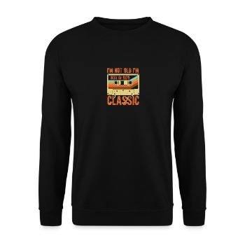 Best of 1975 50 Year Old Gifts BDay 50th Birthday - Unisex Sweatshirt - black - Front - Alina (178cm) & Michal (187cm)
