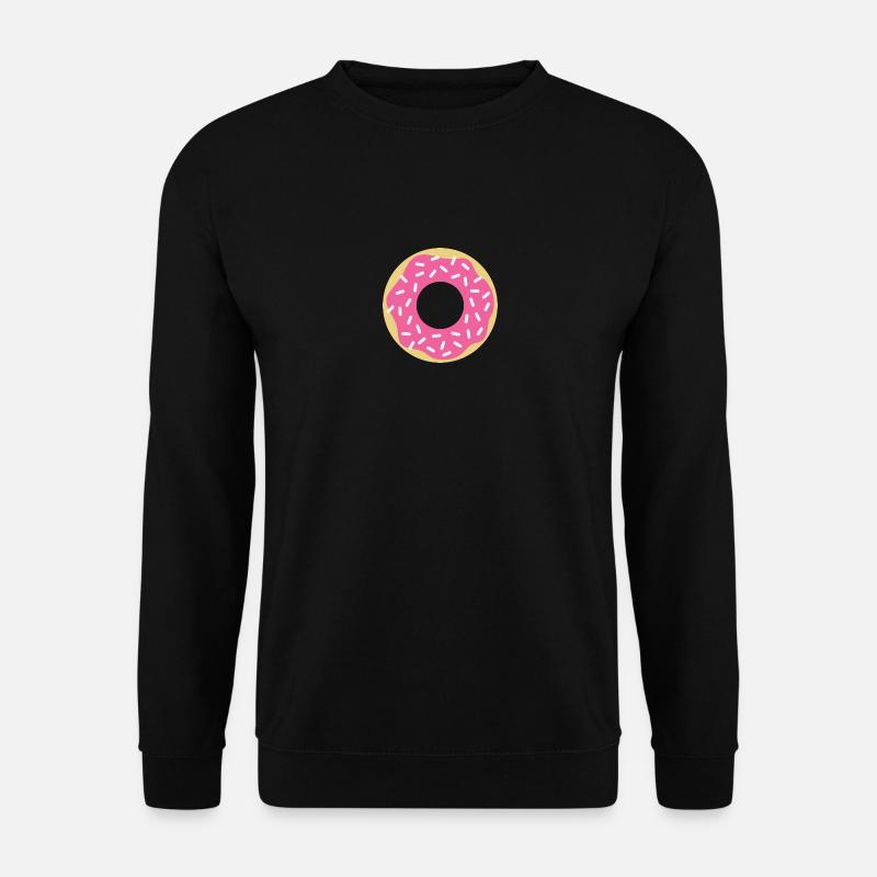 Donut with sprinkles - Unisex Sweatshirt - black