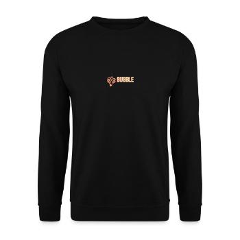 Bubble - Unisex Sweatshirt - black - Front - Alina (178cm) & Michal (187cm)