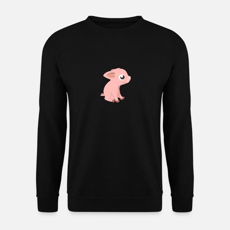 Schweinchen - Unisex Pullover - Schwarz