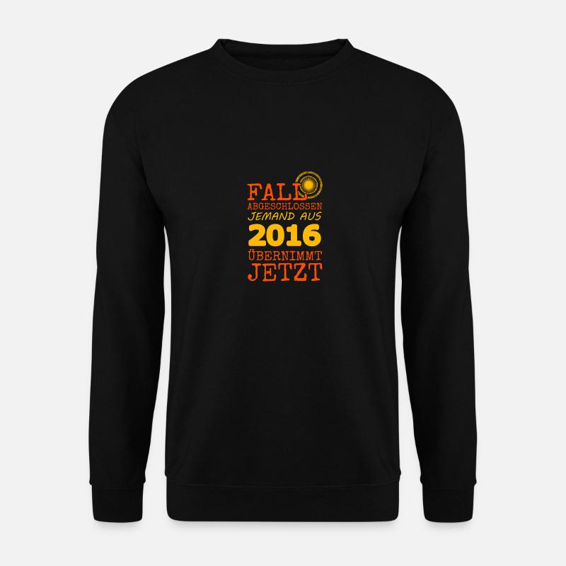 abgeschlossen 2016 - Unisex Pullover - Schwarz