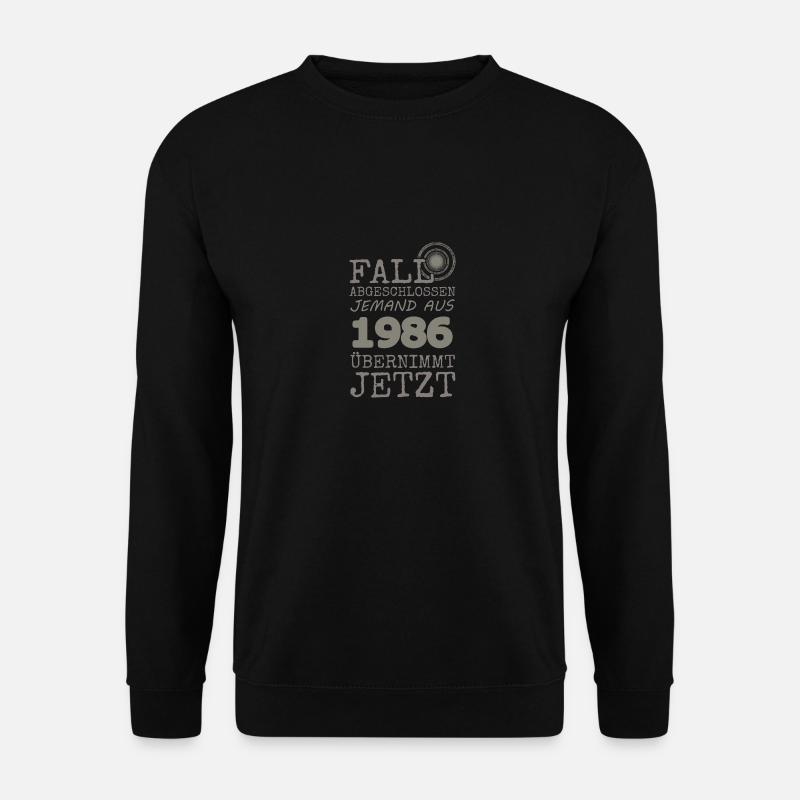 1986 - Unisex Pullover - Schwarz