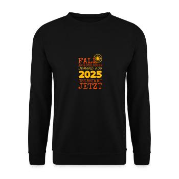 Fall 2025 - Unisex Pullover - Schwarz - Vorne - Alina (178cm) & Michal (187cm)