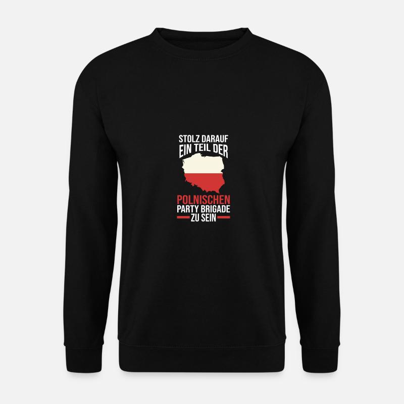 Pole Polish Poland - Unisex Sweatshirt - black