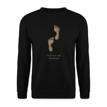 Spiekeroog Sand - Unisex Pullover - Schwarz - Vorne - Alina (178cm) & Michal (187cm)