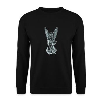 Michael Archangel - Unisex Sweatshirt - black - Front - Alina (178cm) & Michal (187cm)