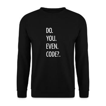 christmas carols informatics awesome - Unisex Pullover - Schwarz - Vorne - Alina (178cm) & Michal (187cm)