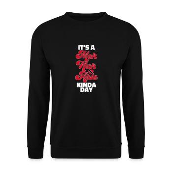 Drapeau de Trinité-et-Tobago - Sweat-shirt Unisexe - noir - Devant - Alina (178cm) & Michal (187cm)