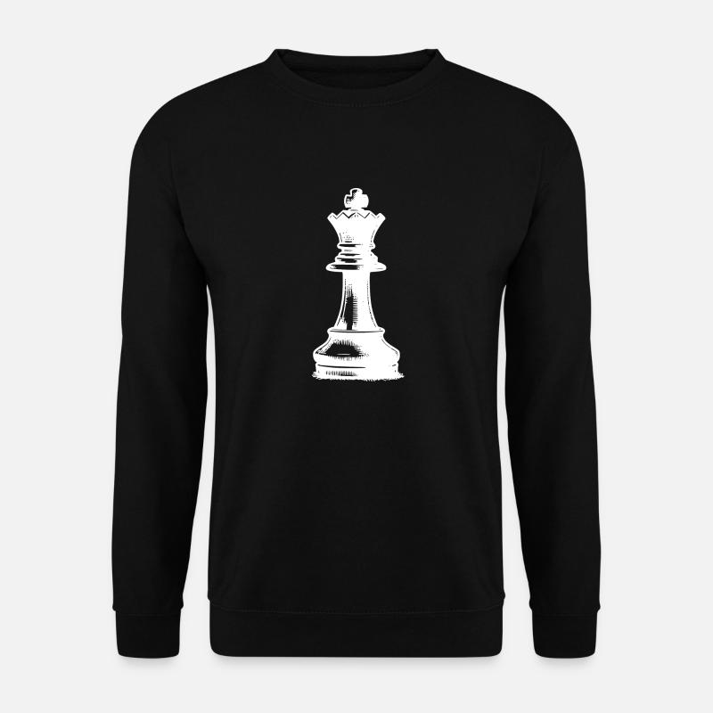 Chess Set Chess Piece King - Unisex Sweatshirt - black