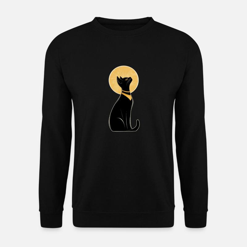 Ägyptische Katze - Unisex Pullover - Schwarz