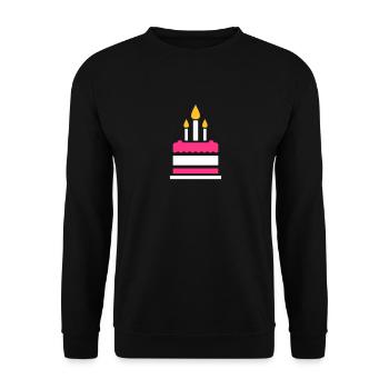 Torte - Unisex Pullover - Schwarz - Vorne - Alina (178cm) & Michal (187cm)