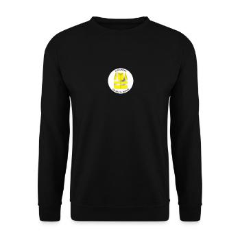 autocollant je soutiens les gilets jaunes - Sweat-shirt Unisexe - noir - Devant - Alina (178cm) & Michal (187cm)