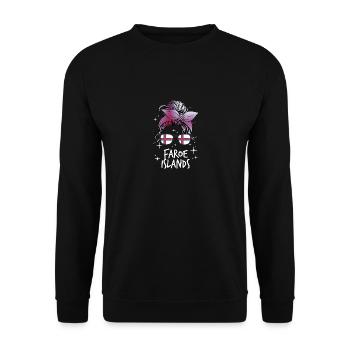 Féroé (îles) - Sweat-shirt Unisexe - noir - Devant - Alina (178cm) & Michal (187cm)
