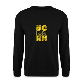 Witzig 1971 - Unisex Sweatshirt - black - Front - Alina (178cm) & Michal (187cm)