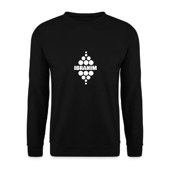 Study Ibrahim - Unisex Sweatshirt - black - Front - Alina (178cm) & Michal (187cm)
