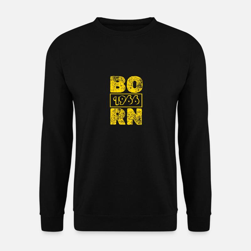 Born 1966 - Unisex Pullover - Schwarz
