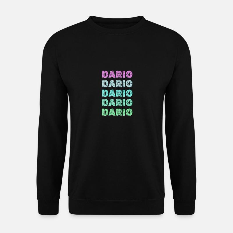 Dario als Dario - Unisex Pullover - Schwarz