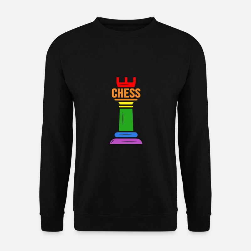Chess Checkmate Chess Player "LGBT-Chess" - Unisex Sweatshirt - black