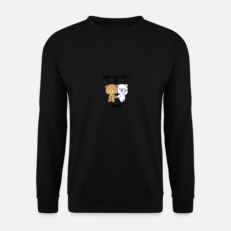 Milch & Mokka Wandern - Unisex Pullover - Schwarz