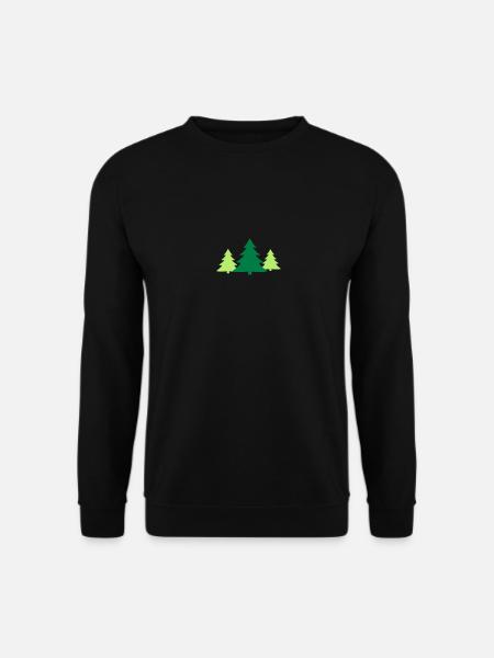 Christbaum, Gruppe - Unisex Pullover - Schwarz
