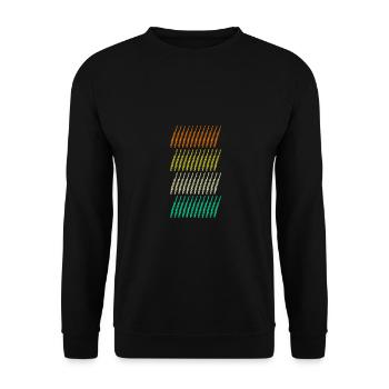 Flute player - Unisex Sweatshirt - black - Front - Alina (178cm) & Michal (187cm)