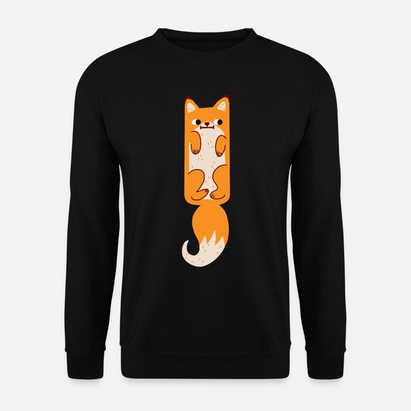 Fuchs - Unisex Pullover - Schwarz
