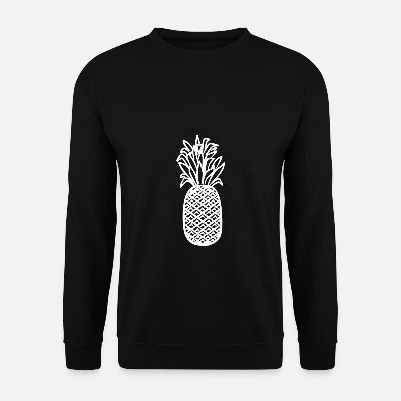 Ananas - Unisex Pullover - Schwarz