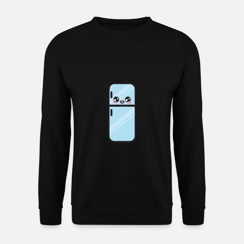 Kühlschrank Niedlich Kawaii - Unisex Pullover - Schwarz