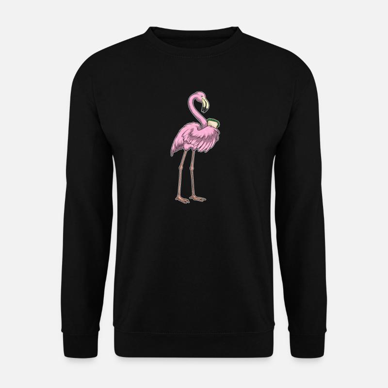 Flamingo Sandwich - Unisex Pullover - Schwarz