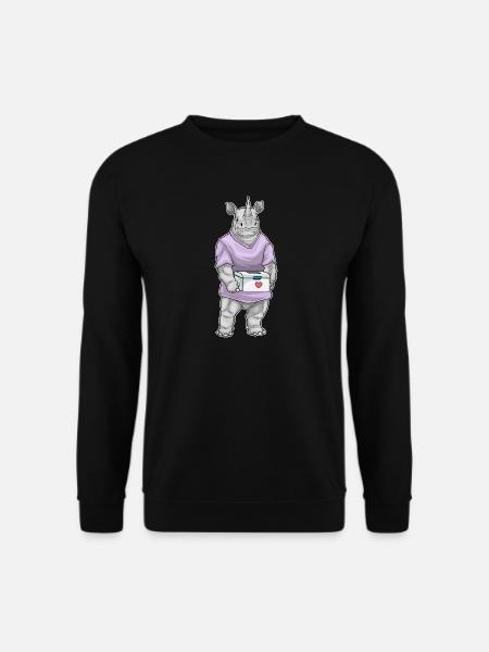 Rhino Nurse First Aid Kit - Unisex Sweatshirt - black