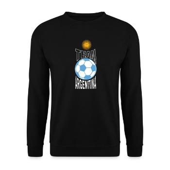 Équipe argentine de football Sun Ball - Sweat-shirt Unisexe - noir - Devant - Alina (178cm) & Michal (187cm)