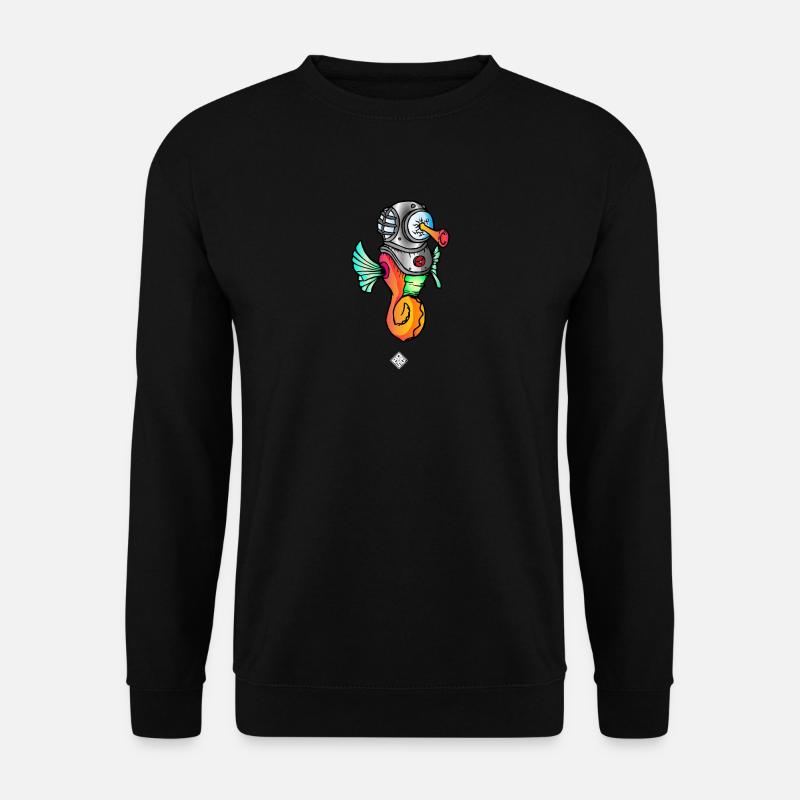 Hippo-Hoch - Unisex Pullover - Schwarz