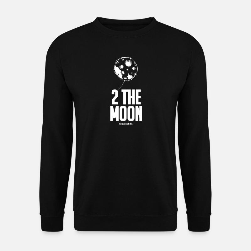 THE 2THEMOON - white - Unisex Pullover - Schwarz