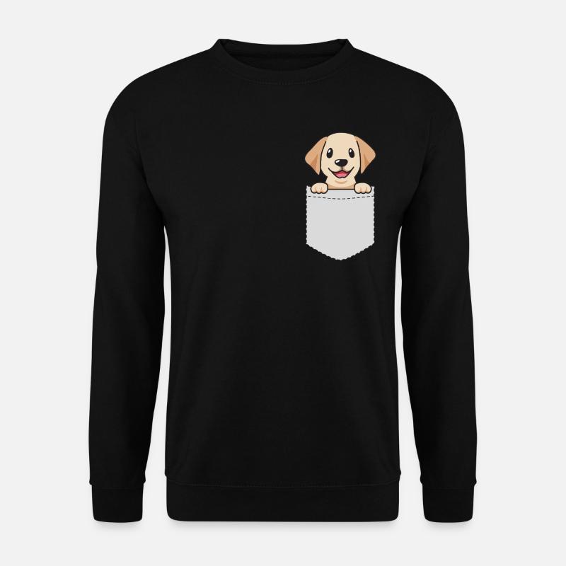 Poche du Labrador - Sweat-shirt Unisexe - noir