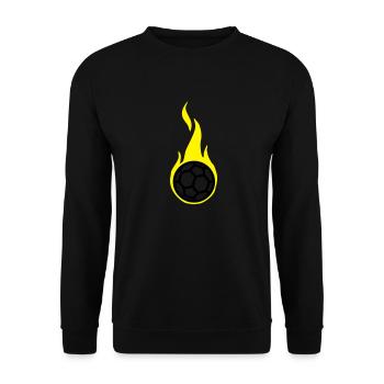 handball 1 clr2 - Sweat-shirt Unisexe - noir - Devant - Alina (178cm) & Michal (187cm)