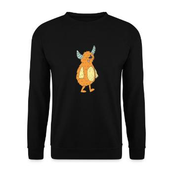 monster - Unisex Sweatshirt - black - Front - Alina (178cm) & Michal (187cm)