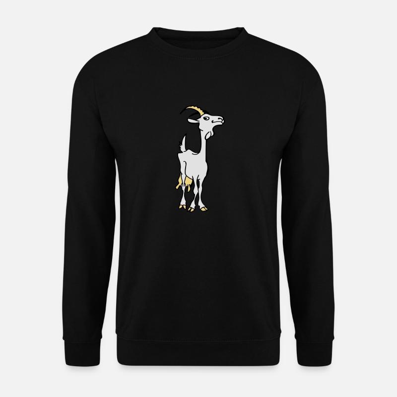 Ziege - Unisex Pullover - Schwarz