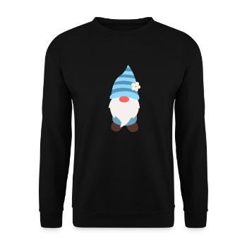 Gartenzwerg - Unisex Pullover - Schwarz - Vorne - Alina (178cm) & Michal (187cm)