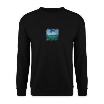 Malediven Inseln Meer - Unisex Pullover - Schwarz - Vorne - Alina (178cm) & Michal (187cm)