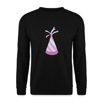 Chapeau de fête - Sweat-shirt Unisexe - noir - Devant - Alina (178cm) & Michal (187cm)